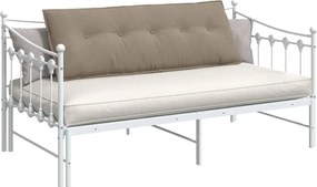 vidaXL Μαξιλάρι Πλάτης Taupe 140 x 50 cm Ύφασμα Μικροΐνας