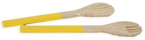 Σετ Κουτάλα Και Πηρουνα Bamboo Casta Yellow 5205495512792