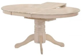 NIRVANA τραπέζι White Wash D.106 (+30)x75cm Ε7680,1