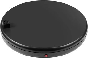 Rotating display stand Puluz with power socket 45 cm (black)