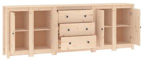 vidaXL Συρταριέρα 230x35x80 εκ. από Μασίφ Ξύλο Πεύκου