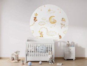 Sweet Dreams Ταπετσαρια Τοιχου Λευκο Στρογγυλη 80cm