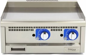 Commercial Grade Griddle - Smooth - Double Unit - 60cm Deep - Gas