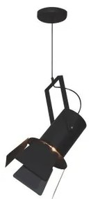 Κρεμαστό Φωτιστικό Οροφής 1xE27 Φ25cm Arlen Homelighting-77-4248-Μαύρο 77-4248