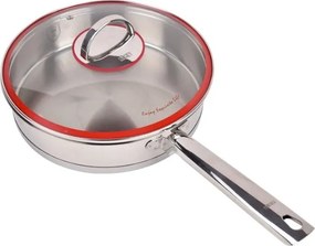 Τηγάνι ανοξείδωτο με καπάκι - 4.0L - CS003-C28 - DSP - 561352