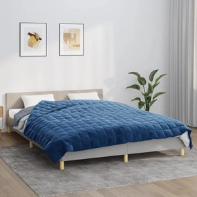 Κουβέρτα Βαρύτητας Μπλε 220 x 235 εκ. 15 κ. Υφασμάτινη 350801