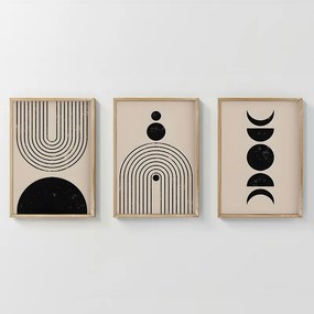 Πίνακας Aregon pakoworld τρίπτυχος με ψηφιακή εκτύπωση και πλαίσιο 33x1.5x48εκ