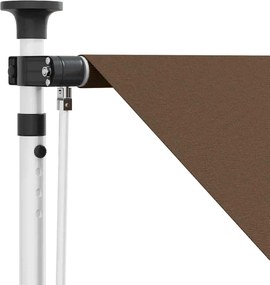 vidaXL Χειροκίνητη Ανακλινόμενη Σκίαση Taupe 350 cm