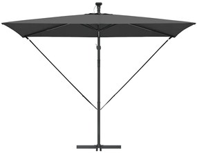 vidaXL Ομπρέλα Cantilever Banana Ανθρακί 294 x 200 x 254 εκ.