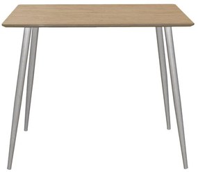 Τραπέζι Cuba MDF sonoma-λευκό 70x70x75εκ 70x70x75 εκ.