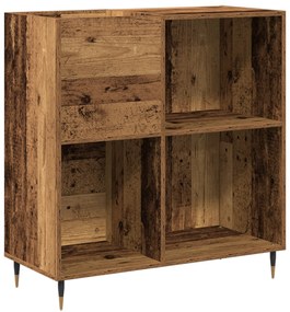 vidaXL Ντουλάπι Δίσκων Καρυδιά 84,5x38x89 εκ Επεξεργασμένο Ξύλο