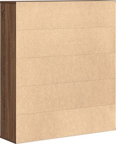 vidaXL Βιβλιοθήκη Καφέ Δρυς 89x24x101,5 εκ. από Επεξεργασμένο Ξύλο