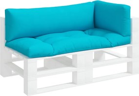 vidaXL Μαξιλάρια Παλέτας 3 τεμ. Τιρκουάζ από Ύφασμα Oxford