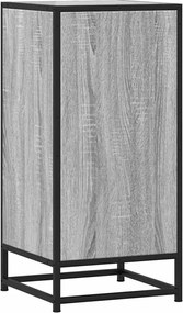 vidaXL Ραφιέρα Γκρι Sonoma 35,5x35x76 εκ. Επεξ. Ξύλο + Μέταλλο