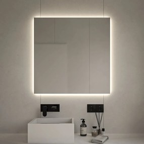 Τετράγωνος Καθρέπτης τοίχου Square της Project Mirrors Διάσταση: 60x60