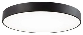 Πλαφονιέρα Φωτιστικό Οροφής LED Ατσάλι Madison H6 Φ60 Viokef 4276201 Μαύρο