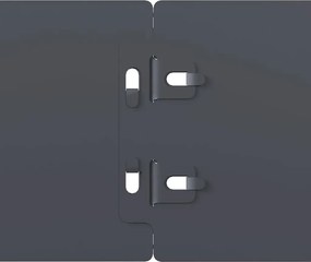 vidaXL Περίγραμμα γκαζόν 50 τμχ. 10 x 103 cm Κρύα έλαση από χάλυβα