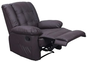 Πολυθρόνα Massage Scarlet Καφέ Pu 90Χ93Χ100εκ.