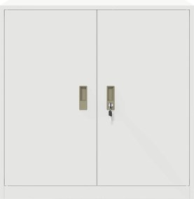 vidaXL Ντουλάπι αποθήκευσης Λευκός 90 x 40 x 90 cm Ατσάλι