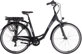EAlvor D2 28 Inch 50 cm Women 7SP Rim Brakes Matte blackAMIGO
