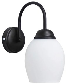 Φωτιστικό Μπάνιου Heronia Bull Black/White 01-0388