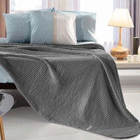 Κουβέρτα Eternity Anthracite Guy Laroche Υπέρδιπλo 230x240cm 100% Βαμβάκι