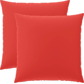 vidaXL Κάλυμμα Μαξιλαριού 2 pcs HEERLEN Κόκκινο 65 x 65 εκ.