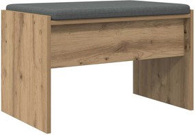 vidaXL Παγκάκι Χαλωρίου Artisan Oak 63 x 38 x 40 εκ