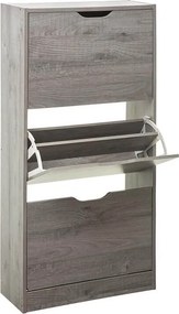 ΠΑΠΟΥΤΣΟΘΉΚΕΣ WOOD SHOE RACK 3DRW GREY 18P FIVE 160392A