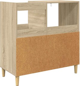 vidaXL Βάση πικάπ Sonoma Δρυς 82 x 39,5 x 82,5 εκ Επεξεργασμένο Ξύλο