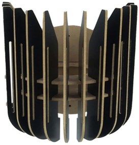 Φωτιστικό Τοίχου - Απλίκα 390FLH2129 18,5x16x20cm E27 40W Black Opviq