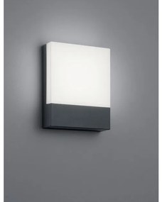 Απλίκα Φωτιστικό Τοίχου LED 6W IP54 3000K Pecos 227760142 Trio Lighting-227760142-Ανθρακί 227760142