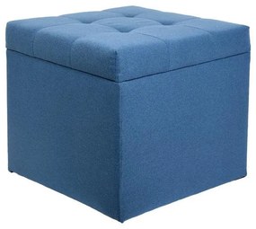 Ταμπουρέ με Αποθηκευτικό Χώρο 74 FL030 Fylliana Μπλέ 50x50x46 εκ. 50x50x46 εκ.