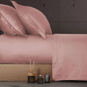 Σεντόνι Elements Rose Nef Nef King Size 280x270cm Χωρίς Λάστιχο 100% Cotton Satin
