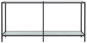 vidaXL Τραπέζι Κονσόλα Λευκό 160 x 35 x 75,5 εκ. από Ψημένο Γυαλί
