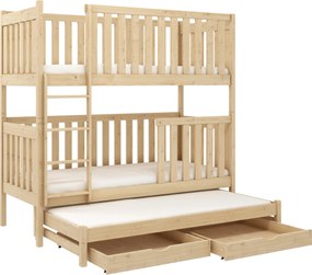 EMILKA 80x180 pine bunk bed Lano Furniture