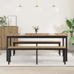 vidaXL Τραπεζαρίες 180 x 90 x 75 cm Επεξεργασμένο ξύλο Ορθογώνιος