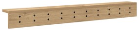 vidaXL Τοίχου Κρεμάστρα με ράφι artisan δρυς 100 x 10.5 x 10.5 εκ