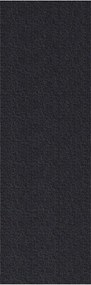 vidaXL Δερμάτινο Χαλί Ανθρακί 80 x 200 cm ύφασμα