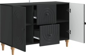 vidaXL Ντουλάπι TV Μαύρο 89 x 34,5 x 60 εκ. Επεξεργασμένο Ξύλο
