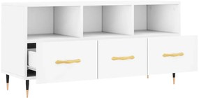 vidaXL Έπιπλο Τηλεόρασης Λευκό 102 x 36 x 50 εκ. από Επεξεργ. Ξύλο