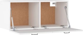 vidaXL Ντουλάπι Τοίχου Λευκό 80 x 36,5 x 35 εκ. από Επεξεργασμένο Ξύλο