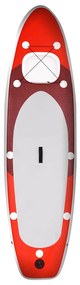 vidaXL Σανίδα SUP Φουσκωτή Σετ Κόκκινη 330 x 76 x 10 εκ.