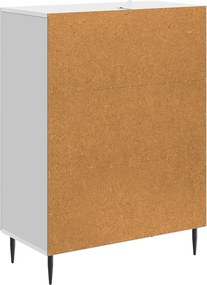 vidaXL Πλαϊνό γραφείο Γυαλιστερό Λευκό 66 x 34,5 x 89,5 εκ
