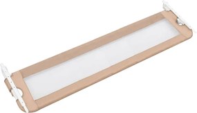 vidaXL Μπάρα Κρεβατιού Προστατευτική Χρώμα Taupe 150x42 εκ Πολυεστέρας
