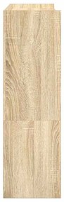 Ράφι παπουτσιών Sonoma Oak 80x25x81 cm Κατασκευασμένο ξύλο - Καφέ