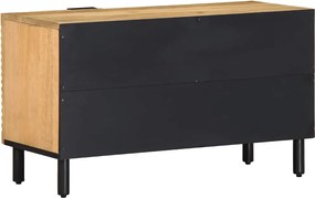 vidaXL Ντουλάπι τηλεόρασης καφέ 80x31,5x46 cm από μασίφ ξύλο Mango