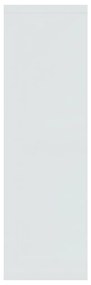 vidaXL Ραφιέρα Τοίχου Γυαλ. Λευκή 85x16x52,5 εκ. Επεξεργασμένο Ξύλο