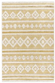 Beauty Home Χαλί βαμβακερό Morocotton 9239 Κίτρινο 150x220