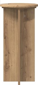 vidaXL Βάση φυτών 2 τεμ. Artisan Δρυς 29,5 x 29,5 x 60 εκ.